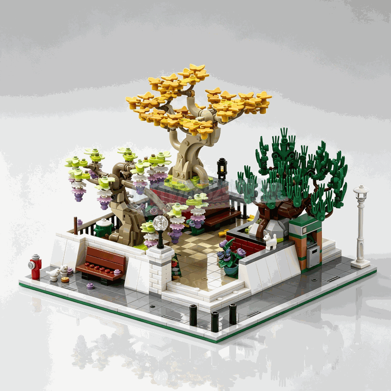Bonsai Garden Lego Set - 1309 قطعة من مكعبات بناء شجرة