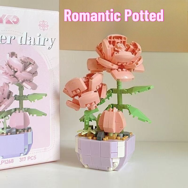مجموعات مكعبات بناء الزهور الص - مراجعة Bonsai Garden Lego Set وسعره