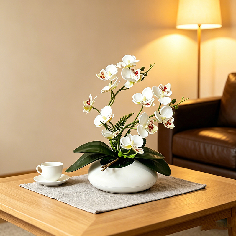 زهرة الأوركيد على شكل فراشة، 1 - مراجعة Bonsai Garden Decor وسعره